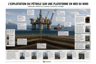Exploitation du pétrole en mer du Nord (Norvège)